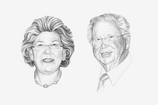 Zeichnung von Else und Franz Josef Schön