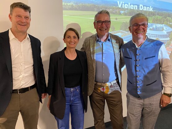 Die vier Referenten der Schön Klinik Gruppe