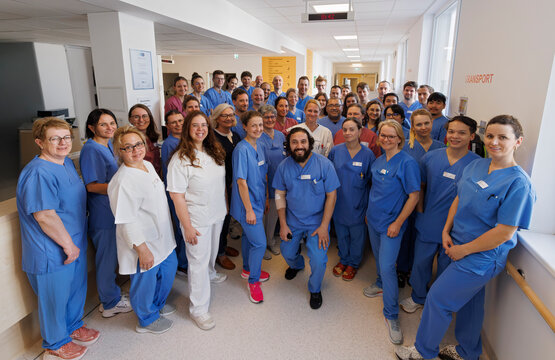 Team der Intensivstation der Schön Klinik Bad Aibling Harthausen