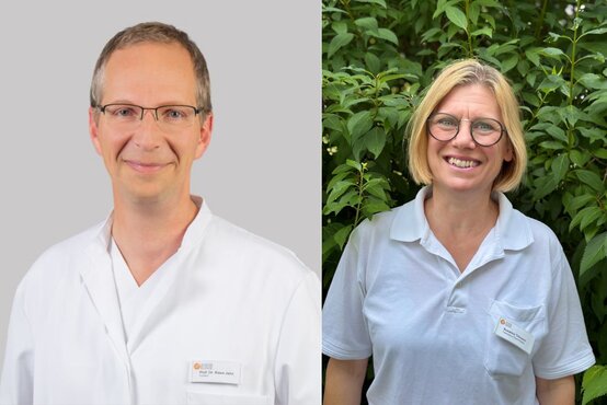 links: Prof. Klaus Jahn; rechts: Susanne Tillmann