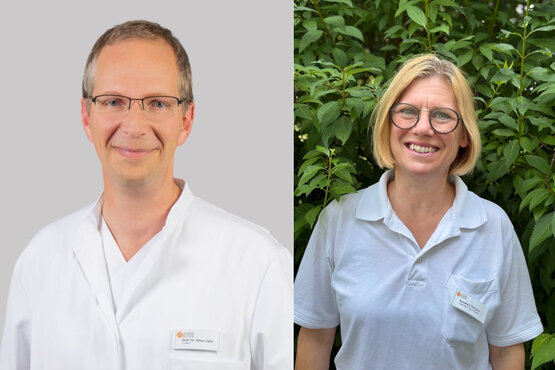 links: Prof. Klaus Jahn; rechts: Susanne Tillmann