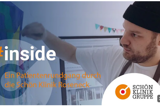 Video-Thumbnail: Junger Mann mit Mütze und Bart malt ein Bild.