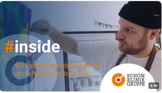 Video-Thumbnail: Junger Mann mit Mütze und Bart malt ein Bild.