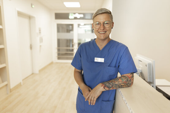 Anita Pölzl, diplomierte Pflegekraft in der Schön Klinik Vogtareuth